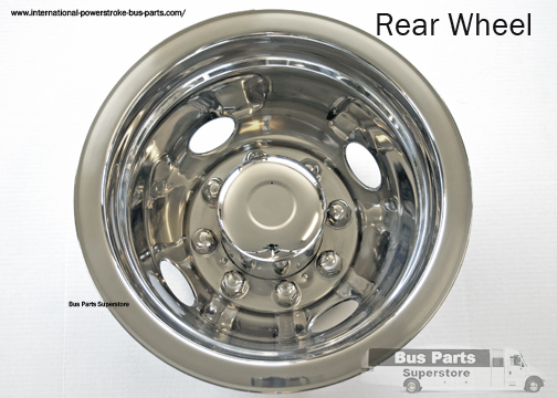 Bus Wheel Simulator Covers 16" Snap On 4 hole. Buy One Rear Wheel Cover